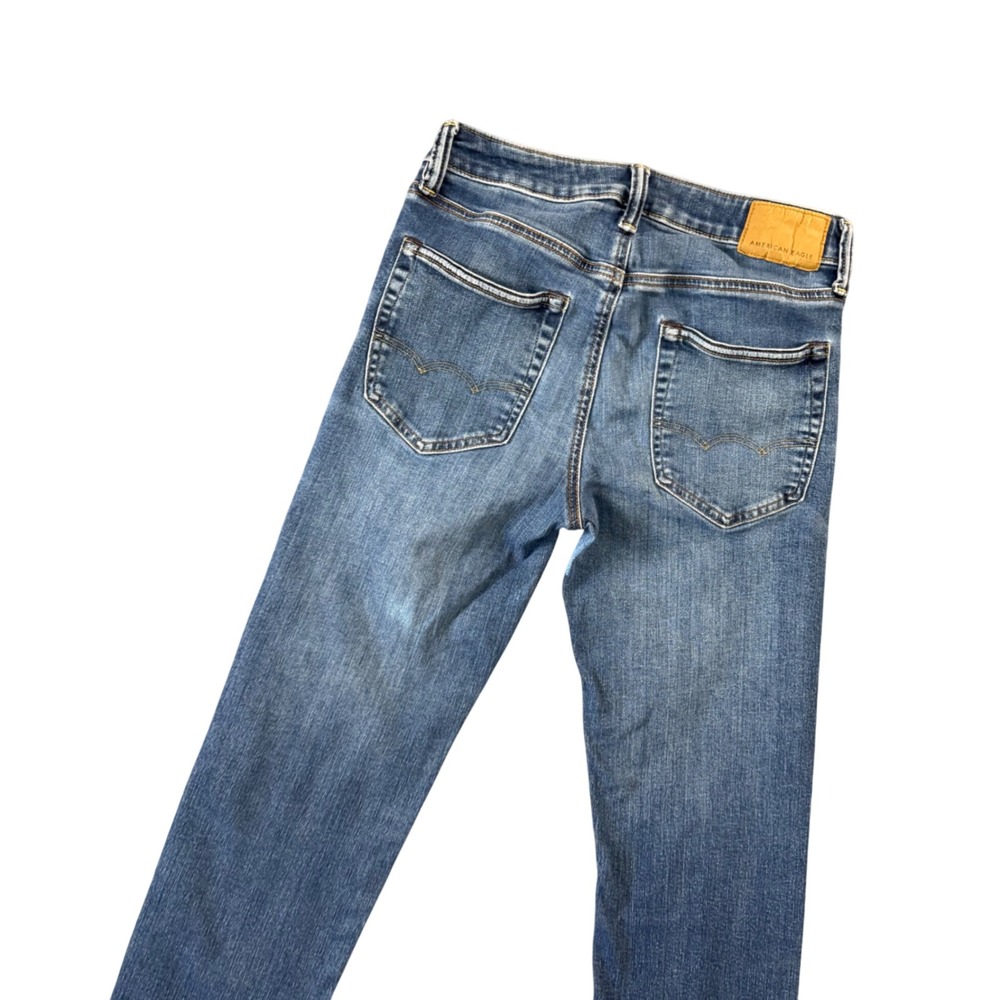 American Eagle Outfitters AirFlex+ Slim Jeans Mens 28x30 Blue Wash Stretch Denim